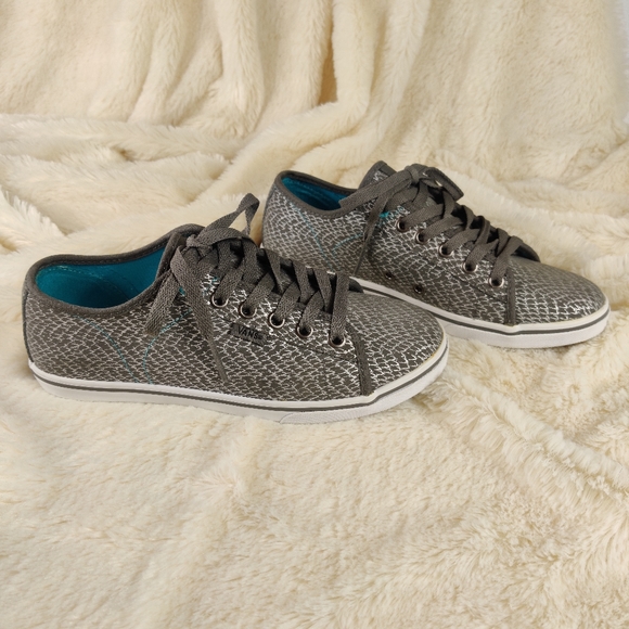 Vans Shoes - Vans Ferris Lo Pro Metallic Silver Snake Sneakers